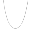 Thumbnail Image 0 of 0.9mm Diamond-Cut Wheat Chain Necklace in Solid Platinum - 18”