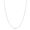 Thumbnail Image 0 of 0.8mm Diamond-Cut Curb Chain Necklace in Solid Platinum - 16”