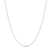 1.0mm Diamond-Cut Singapore Chain Necklace in Solid Platinum