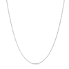Thumbnail Image 0 of 1.0mm Diamond-Cut Singapore Chain Necklace in Solid Platinum - 20”