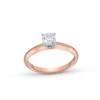 0.50 CT. Certified Diamond Solitaire Engagement Ring in 14K Rose Gold (J/I2)