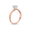 0.50 CT. Certified Diamond Solitaire Engagement Ring in 14K Rose Gold (J/I2)