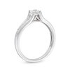 0.25 CT. T.W. Diamond Miracle Frame Split Shank Engagement Ring in 10K White Gold