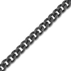 Vera Wang Men 1.69 CT. T.W. Black Diamond Curb Chain Bracelet in Sterling Silver with Black Ruthenium - 8.5"