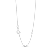 Thumbnail Image 2 of Unstoppable Love™ 0.60 CT. T.W. Certified Lab-Created Diamond Heart Necklace in 14K White Gold (F/SI2)