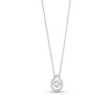 Thumbnail Image 0 of Unstoppable Love™ 0.60 CT. T.W. Certified Lab-Created Diamond Teardrop Necklace in 14K White Gold (F/SI2)