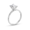 Thumbnail Image 2 of 1.50 CT. Emerald-Cut Certified Lab-Created Diamond Solitaire Engagement Ring in 14K White Gold (F/VS2)