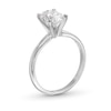 Thumbnail Image 2 of 1.50 CT. Oval Certified Lab-Created Diamond Solitaire Engagement Ring in 14K White Gold (F/VS2)