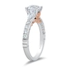 Enchanted Star Ariel 2.40 CT. T.W. Pear and Round Certified Lab-Created Diamond Engagement Ring in 14K White Gold