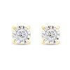 Thumbnail Image 2 of 0.38 CT. T.W. Diamond Miracle Frame Solitaire Stud Earrings in 10K Gold (J/I3)