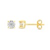 Thumbnail Image 3 of 0.38 CT. T.W. Diamond Miracle Frame Solitaire Stud Earrings in 10K Gold (J/I3)