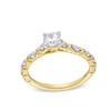 0.75 CT. T.W. Diamond "XO" Alternating Shank Engagement Ring in 10K Gold