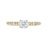 0.75 CT. T.W. Diamond "XO" Alternating Shank Engagement Ring in 10K Gold