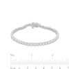 Thumbnail Image 3 of 3.00 CT. T.W. Certified Lab-Created Diamond Bubbles Tennis Bracelet in Sterling Silver (I/SI2)