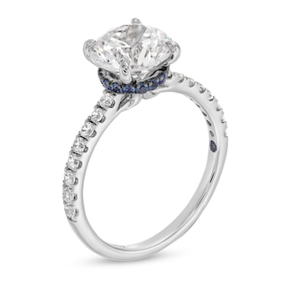 TRUE Lab-Created Diamonds by Vera Wang Love 2.23 CT. T.W. Engagement Ring in 14K White Gold (F/VS2)