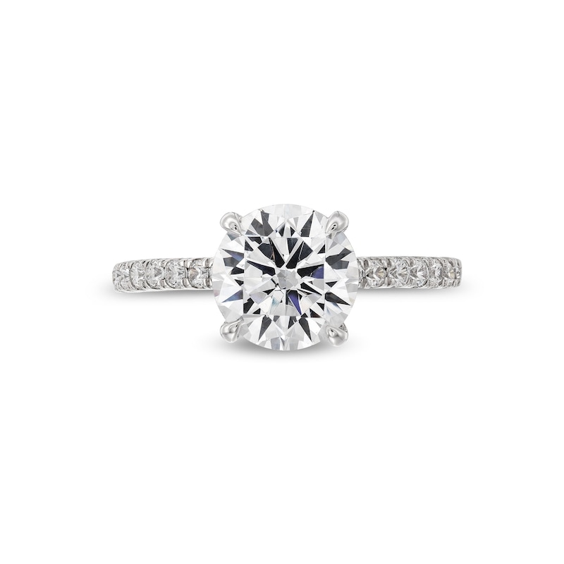 TRUE Lab-Created Diamonds by Vera Wang Love 2.23 CT. T.W. Engagement Ring in 14K White Gold (F/VS2)|Peoples Jewellers