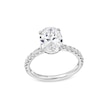 TRUE Lab-Created Diamonds by Vera Wang Love 2.23 CT. T.W. Oval Engagement Ring in 14K White Gold (F/VS2)