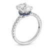 Thumbnail Image 2 of TRUE Lab-Created Diamonds by Vera Wang Love 2.23 CT. T.W. Oval Engagement Ring in 14K White Gold (F/VS2)