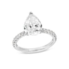 TRUE Lab-Created Diamonds by Vera Wang Love 2.23 CT. T.W. Pear-Shaped Engagement Ring in 14K White Gold (F/VS2)