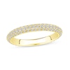 0.75 CT. T.W. Certified Lab-Created Diamond Triple Row Anniversary Band in 14K Gold (F/VS2