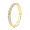 Thumbnail Image 1 of 0.75 CT. T.W. Certified Lab-Created Diamond Triple Row Anniversary Band in 14K Gold (F/VS2)