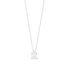 Thumbnail Image 0 of 0.50 CT. Certified Lab-Created Diamond Solitaire Pendant in Sterling Silver (I/SI2)