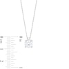 Thumbnail Image 3 of 0.50 CT. Certified Lab-Created Diamond Solitaire Pendant in Sterling Silver (I/SI2)