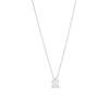 Thumbnail Image 0 of 1.00 CT. Certified Lab-Created Diamond Solitaire Pendant in Sterling Silver (I/SI2)