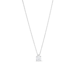 1.00 CT. Certified Lab-Created Diamond Solitaire Pendant in Sterling Silver (I/SI2)