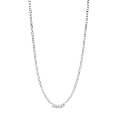 1.00 CT. T.W. Certified Lab-Created Diamond Necklace in Sterling Silver (I/SI2)