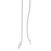 Thumbnail Image 2 of 1.00 CT. T.W. Certified Lab-Created Diamond Necklace in Sterling Silver (I/SI2)