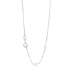 Thumbnail Image 2 of Unstoppable Love™ 0.88 CT. T.W. Certified Lab-Created Diamond Open Frame Necklace in 14K White Gold (F/SI2)