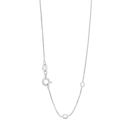 Unstoppable Love™ 0.88 CT. T.W. Certified Lab-Created Diamond Open Frame Necklace in 14K White Gold (F/SI2)