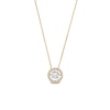 Thumbnail Image 0 of Unstoppable Love™ 0.88 CT. T.W. Certified Lab-Created Diamond Frame Pendant in 14K Gold (F/SI2)