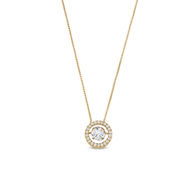 Unstoppable Love™ 0.88 CT. T.W. Certified Lab-Created Diamond Frame Pendant in 14K Gold (F/SI2)