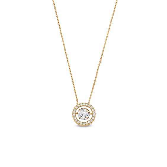 Unstoppable Love™ 0.88 CT. T.W. Certified Lab-Created Diamond Frame Pendant in 14K Gold (F/SI2)