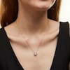 Thumbnail Image 1 of Unstoppable Love™ 0.88 CT. T.W. Certified Lab-Created Diamond Frame Pendant in 14K Gold (F/SI2)