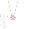 Thumbnail Image 2 of Unstoppable Love™ 0.88 CT. T.W. Certified Lab-Created Diamond Frame Pendant in 14K Gold (F/SI2)