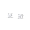 Thumbnail Image 0 of 1.00 CT. T.W. Certified Lab-Created Diamond Solitaire Stud Earrings in Sterling Silver (I/SI2)