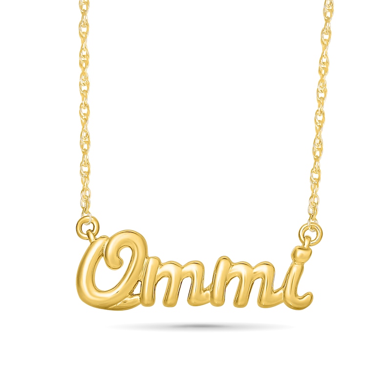 "Ommi" Necklace in 10K Gold|Peoples Jewellers
