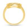 Arabic "My Mother" Open Circle Ring in 10K Gold - Size 7