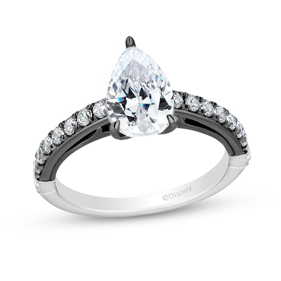 Enchanted Star Villains Maleficent 1.88 CT. T.W. Pear Certified Lab-Created Diamond Engagement Ring in 14K White Gold