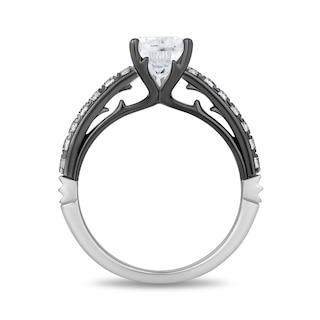 Enchanted Star Villains Maleficent 1.88 CT. T.W. Pear Certified Lab-Created Diamond Engagement Ring in 14K White Gold