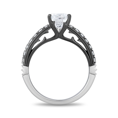 Enchanted Star Villains Maleficent 1.88 CT. T.W. Pear Certified Lab-Created Diamond Engagement Ring in 14K White Gold