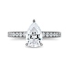 Enchanted Star Villains Maleficent 1.88 CT. T.W. Pear Certified Lab-Created Diamond Engagement Ring in 14K White Gold