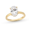 TRUE Lab-Created Diamonds by Vera Wang Love 2.08 CT. T.W. Oval Solitaire Engagement Ring in 14K Gold (F/VS2)