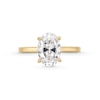 Thumbnail Image 3 of TRUE Lab-Created Diamonds by Vera Wang Love 2.08 CT. T.W. Oval Solitaire Engagement Ring in 14K Gold (F/VS2)