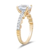 Thumbnail Image 2 of Enchanted Star Belle 2.30 CT. T.W. Oval Certified Lab-Created Diamond Engagement Ring in 14K Two-Tone Gold (F/VS2)