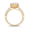 Enchanted Star Belle 2.50 CT. T.W. Certified Lab-Created Diamond Rose Engagement Ring in 14K Gold (F/VS2)