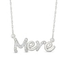 0.04 CT. T.W. Diamond French "Mere" Necklace in 10K Gold